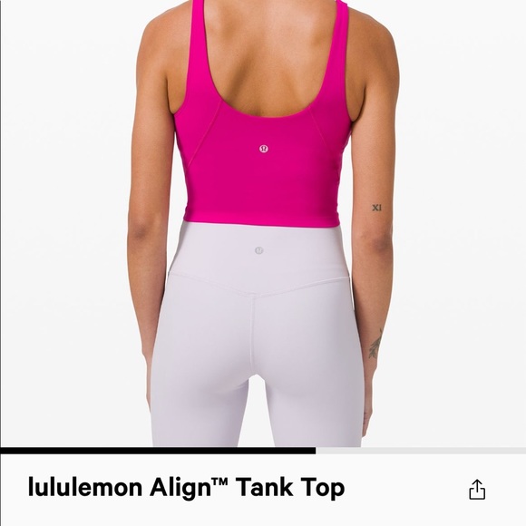 NWT Lululemon Align Tank Ripened Raspberry - Picture 5 of 5
